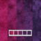 hand dyed gradient of quilting cotton in shades of purple from plum to violet